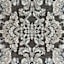 Arrington Grey & Spice Floral Damask High-Low Washable Accent Rug, 2x4