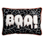 Boo! Loop Embroidered Throw Pillow, 14x20