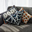 Spiderweb Corner Shaped Throw Pillow, 18x10