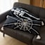 Oversized Skeleton Coffin Throw Pillow, 36x18