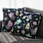 2-Pack Groovy Ghosts Printed Plush Throw Pillows, 18"