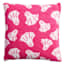 Hey Boo! Pink Ghosts Cozy Knit Throw Pillow, 18"