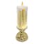 LED Gold Shimmer Candle, 13"