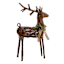Metal Standing Deer, 36"