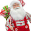 Porcelain Santa with Gift Sack, 18"