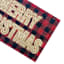 Red Buffalo Plaid Carved Merry Christmas Coir Mat, 18x30