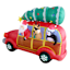Santa's Wagon with Friends Inflatable, 8' Wide