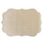 Silver & Natural Amoria Faux Leather Placemats, 13x19