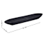 Black Paulownia Wooden Bowl, 32x7