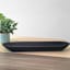Black Paulownia Wooden Bowl, 32x7