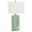 Blue Sky Ceramic Lamp with Shade, 33"