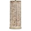 Beige Opal Ceramic Lamp with Shade, 35"
