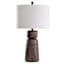 Brown Lamp with Shade, 33"