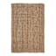 (B181) Honeybloom Jute Boucle Woven Area Rug, 5x7