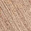 (B485) Honeybloom Jute Boucle Fringe Area Rug, 5x7