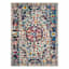 (B518) Luna Medallion Multicolor Fringe Area Rug, 5x7