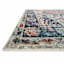 (B518) Luna Medallion Multicolor Fringe Area Rug, 5x7