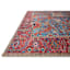 (B524) Found & Fable Sergio Blue & Red Area Rug, 5x7
