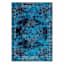 (D416) Antika Navy Blue Vintage Medallion Area Rug, 5x7