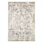 (A433) Cliff Grey Stone Area Rug, 5x7