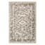 (B640) Greta Taupe Diamond Design Area Rug, 5x7