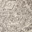 (B640) Greta Taupe Diamond Design Area Rug, 5x7