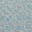 (E306) Aqua Geo Wave Indoor & Outdoor Area Rug, 5x7