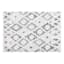(B712) Found & Fable Gloria Cream Diamond Design Runner, 2x4