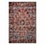 (D553) Found & Fable Vilani Red & Blue Medallion Area Rug, 5x7