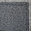 (B771) Crosby St. Gravel Grey Textured Area Rug, 5x7