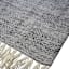 (B799) Crosby St. Grey Herringbone Accent Rug, 2x3