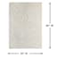 (A492) Crosby St. Lagon Ivory High-Low Area Rug, 5x7