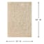 (E504) Origins Beige Outdoor Area Rug, 5x7