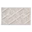 (A514) Found & Fable Ivory Diamond Patterned Wool Accent Rug, 27x45