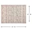 (A517) Crosby St. Tahoe Neutral Grey Textured Abstract Accent Rug, 2x4