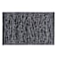 Black Melange Cotton Accent Rug, 27x45