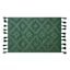 Green High-Low Diamond Handwoven Accent Rug, 27x45