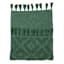 Green High-Low Diamond Handwoven Accent Rug, 27x45