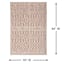 (E527) Beige Moroccan Outdoor Area Rug, 5x7