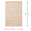 (A531) Rosey Neutral Tufted Area Rug, 5x7