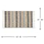 Artemis Grey Accent Rug, 27x45