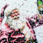 Champagne Santa II Canvas Wall Art, 16x20