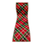 4" Red & Green Plaid Ribbon, 5yd