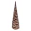 Rattan & Metal Cone Tree, 24"