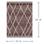 (B920) Windchime Mocha Area Rug, 5x7