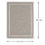 (E198) Honeybloom Prisma Ivory Border Indoor & Outdoor Area Rug, 5x7