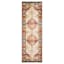 (D474) Alisa Medallion Ivory Sunset Runner, 2x7