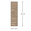 (B729) Ty Pennington Kensie Natural Striped Jute Runner, 2x7