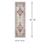 (D581) Khloe Multicolor Medallion Design Runner, 2x7