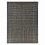 (E490) Crosby St. Essenza Black Outdoor Area Rug, 5x7